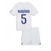 Billige Paris Saint-Germain Marquinhos #5 Tredjetrøye Barn 2022-23 Kortermet (+ korte bukser)